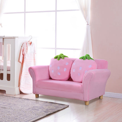 Strawberry armchair & sofa for children - Soft, cozy design