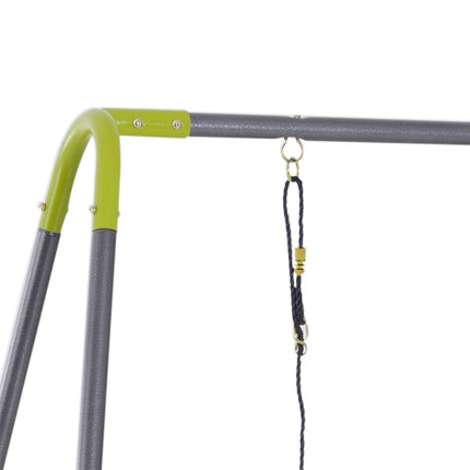 Double children's swings with metal frame, for 3-10 years