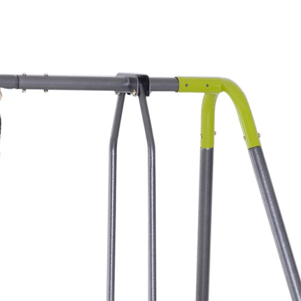 Double children's swings with metal frame, for 3-10 years