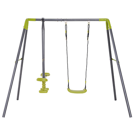 Double children's swings with metal frame, for 3-10 years