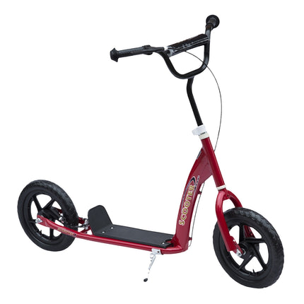 Children's 12"" Red City Scooter, adjustable height, rear brake