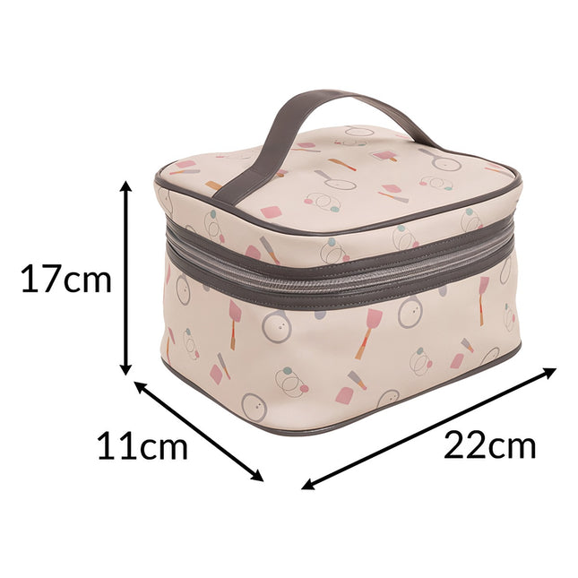 Children's 17-Piece Wooden Cosmetic Set with Bag
