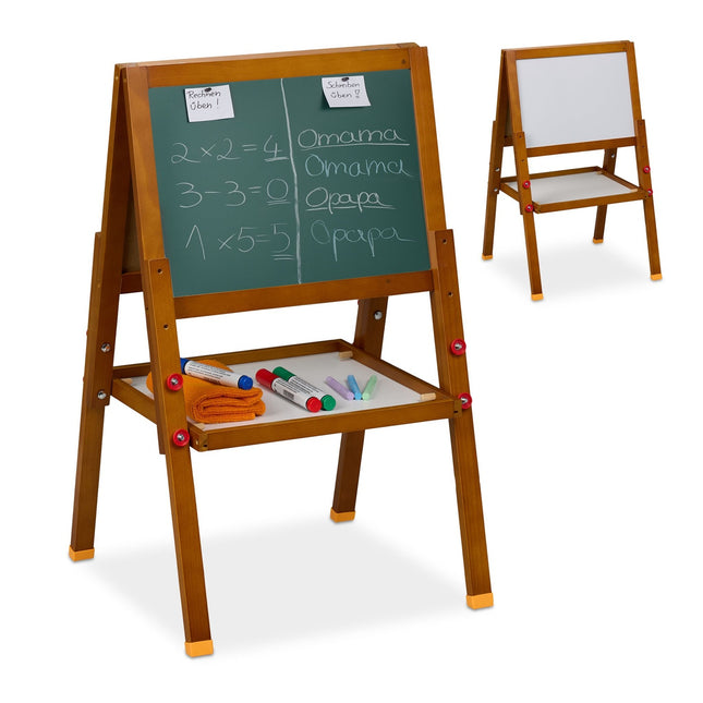 Children's 2-in-1 Easel – Whiteboard & Chalkboard