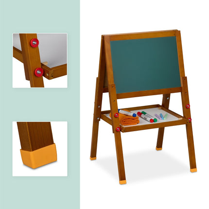 Children's 2-in-1 Easel – Whiteboard & Chalkboard