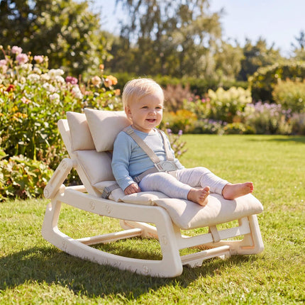 Children's 2-in-1 Rocking Recliner, 4-Position Backrest