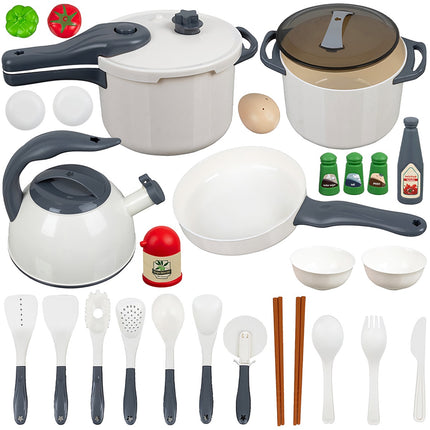 Children's 32-Piece Kitchen Play Set with Accessories