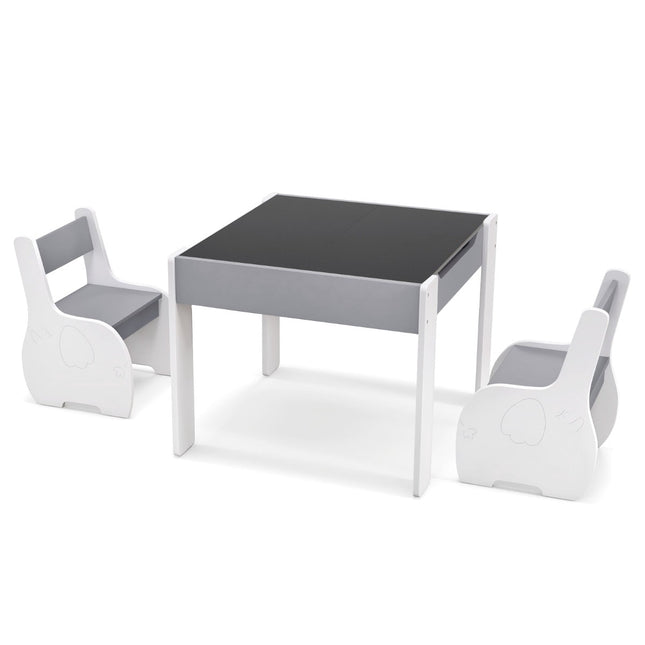Children's 4-in-1 Activity Table Set with Storage