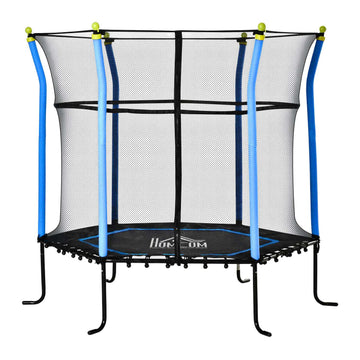 Children's 5.3ft Garden Trampoline, Safety Net, Up to 60kg