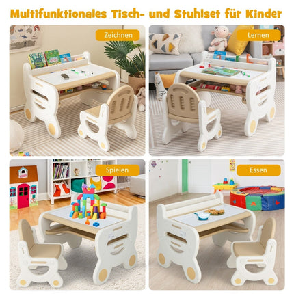 Children's Adjustable Drawing Table and Chair Set