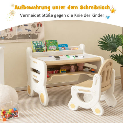 Children's Adjustable Drawing Table and Chair Set