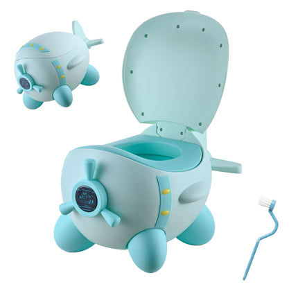 Children's Aeroplane Potty Trainer, Mint, 1-3 Years