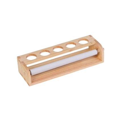 Children's Art Station with 3 Paper Rolls, Pine Wood