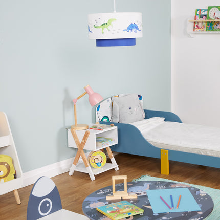 Children's Bedside Table with Open Shelf
