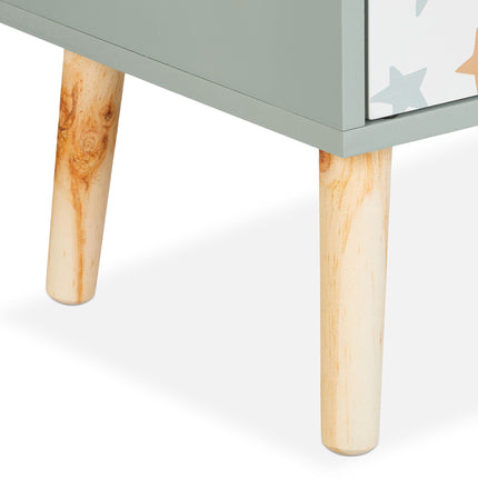Children's Bedside Table with Storage Cupboard
