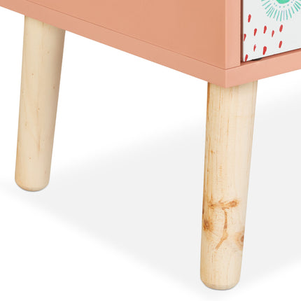 Children's Bedside Table with Storage Cupboard