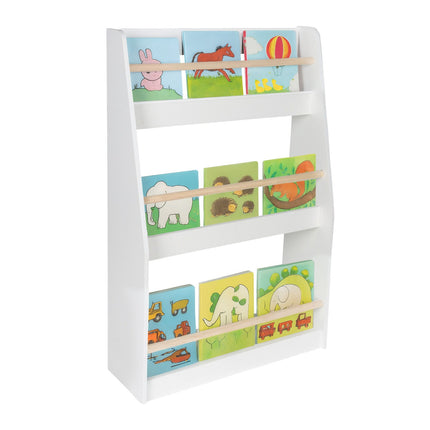 Children's Bookshelf, 3 Shelves, White