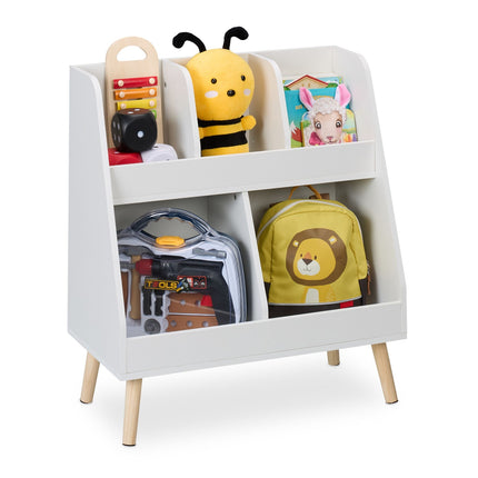 Children's Bookshelf, 5 Shelves, Toy Storage