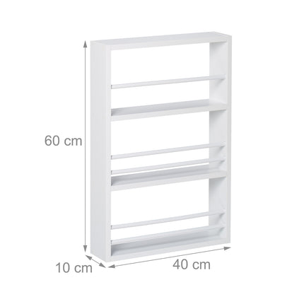 Children's Bookshelf with 3 Shelves, Wall-Mountable