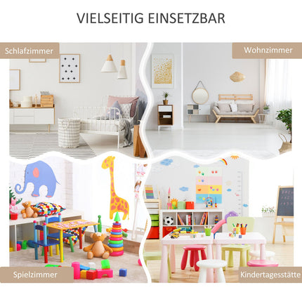 Children's Bookshelf with Drawer, 3-Tier, White, 60x30x90 cm