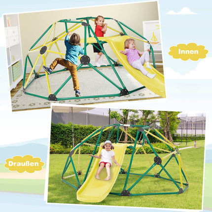 Children's Climbing Dome with Slide, 180kg Capacity