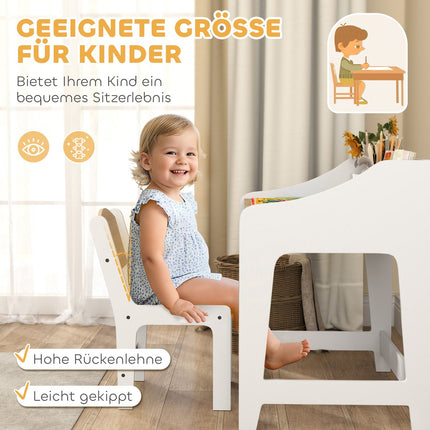 Children's Desk and Chair Set, Ergonomic, Ages 3-8