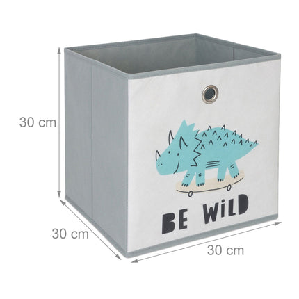 Children's Foldable Storage Boxes, 3-Pack, Dinosaur & Animal