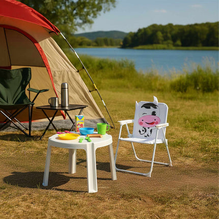 Children's Folding Camping Chair with Animal Design