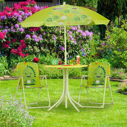 Children's Folding Camping Chair with Animal Motif