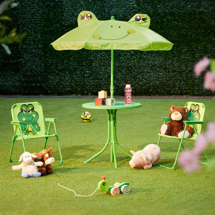 Children's Folding Camping Chair with Animal Motif