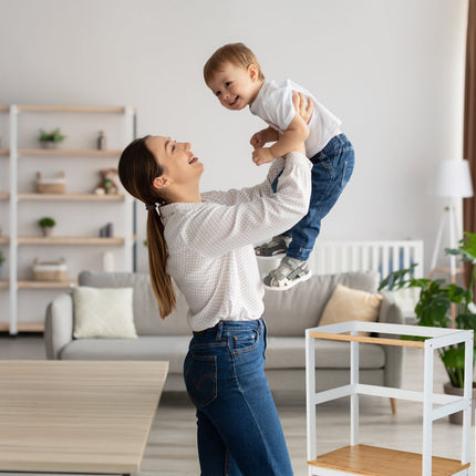 Children's Learning Tower, Bamboo, Age 1+, Safety Rail