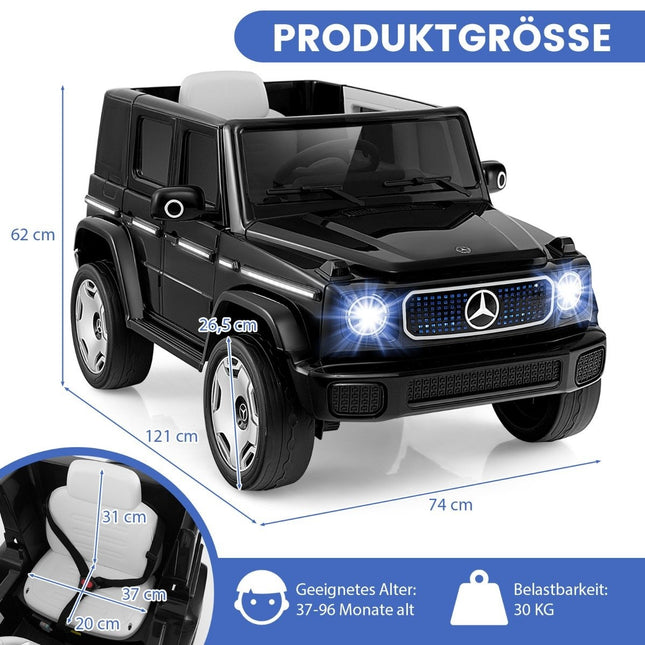 Children's Mercedes-Benz electric car with 2.4G remote control &amp; Headlight 12V electric vehicle black