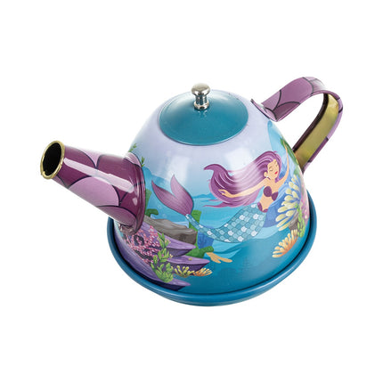 Children's Mermaid Tea Set – Metal, 9-Piece, BPA Free