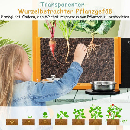 Children's Mud Kitchen with Planter and Sink