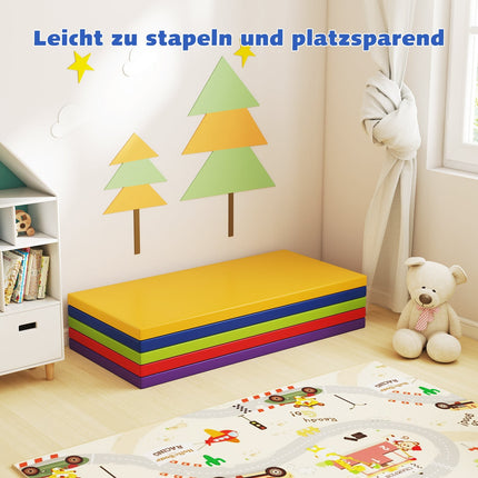 Children's Nap Mats Set of 5 – Foam, Waterproof, Non-Slip