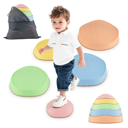 Children's Non-Slip Balance Stones, 80kg Capacity