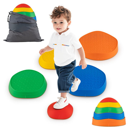 Children's Non-Slip Balance Stones, Multicolor, Up to 80kg