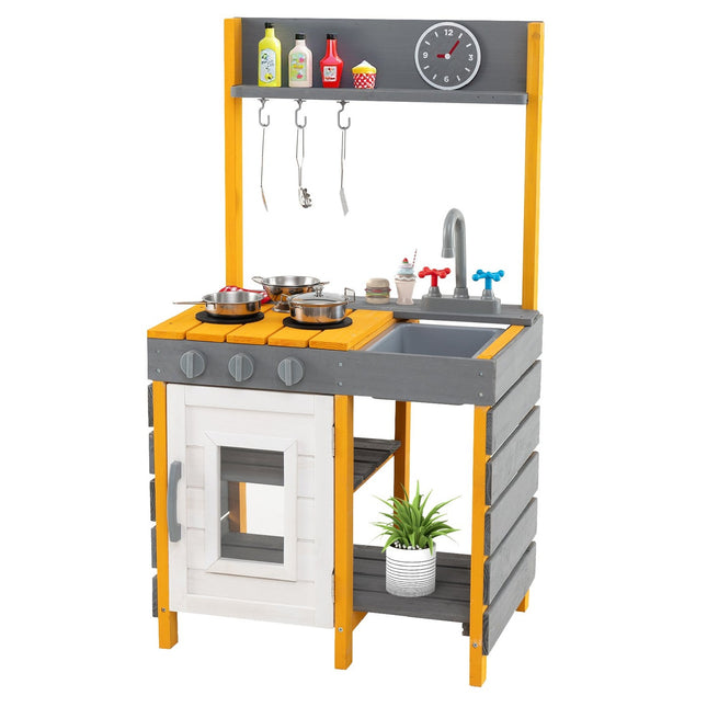 Children's Outdoor Mud Kitchen with Stove & Sink