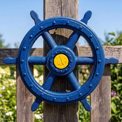 Children's Play Steering Wheel with Sound – Blue
