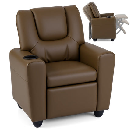 Children's Recliner Chair with Adjustable Back & Footrest