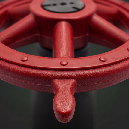 Children's Red Steering Wheel for Play Tower, 54 cm
