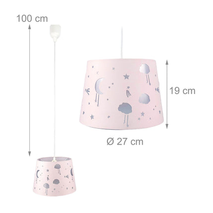 Children's Room Hanging Lamp – Night Sky Design