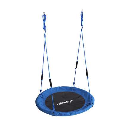 Children's Round Nest Swing with Foam Handles