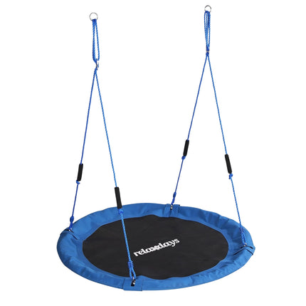 Children's Round Nest Swing with Foam Handles