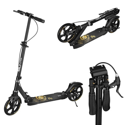 Children's Scooter, Gold, 200mm Wheels, Adjustable Handlebar