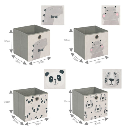 Children's Storage Bench with 4 Bins