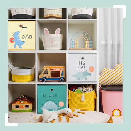 Children's Storage Boxes, Foldable, 3-Pack