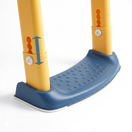 Children's Toilet Seat with Steps, Adjustable, Non-Slip