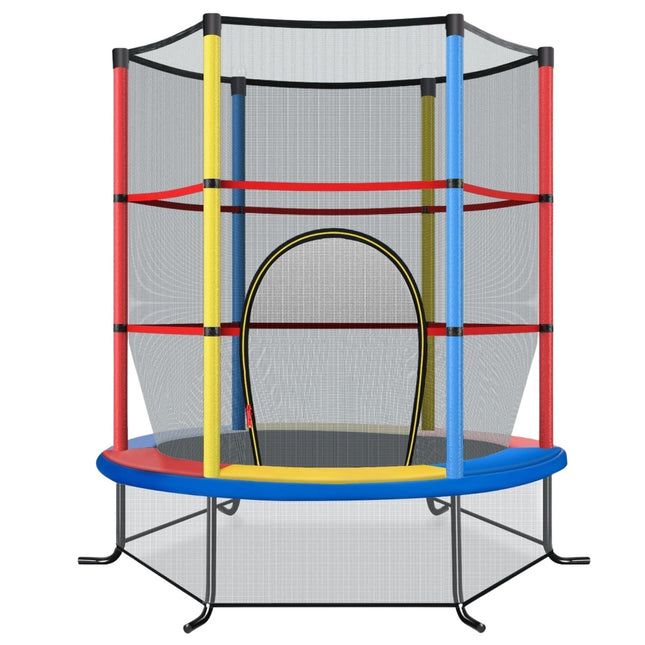 Children's Trampoline with Safety Net, Ø140cm, 135kg Capacity