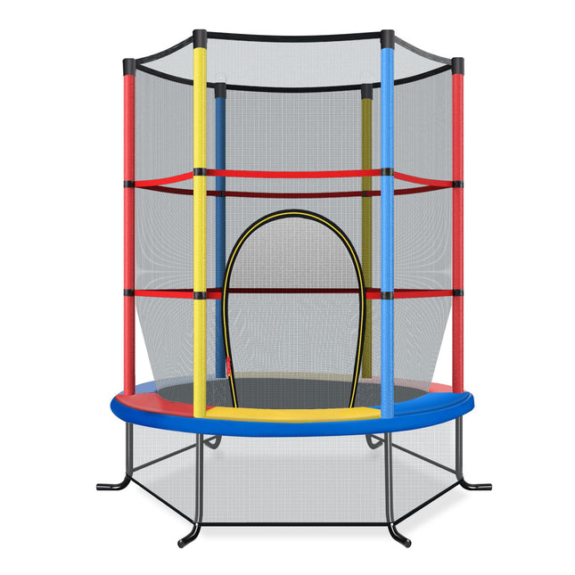 Children's Trampoline with Safety Net, 165cm, 135kg Capacity