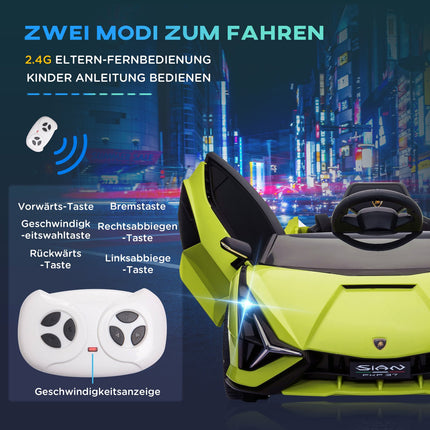 Electric baby car, 2 positions, music, age 37-60 months